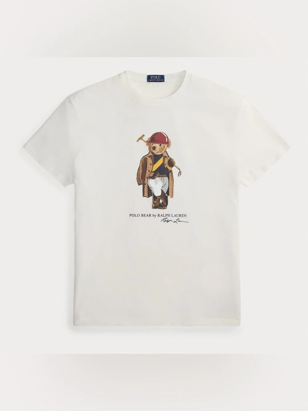 BRAND NEW ⭐️ Polo by Ralph Lauren Men’s White Polo Bear Graphic Tee